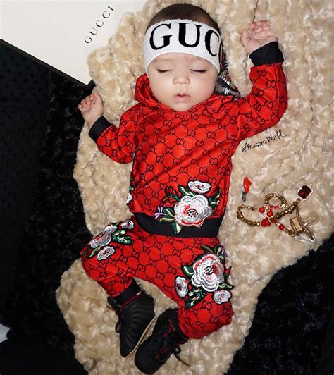 gucci baby clothes cheap|newborn baby wearing gucci.